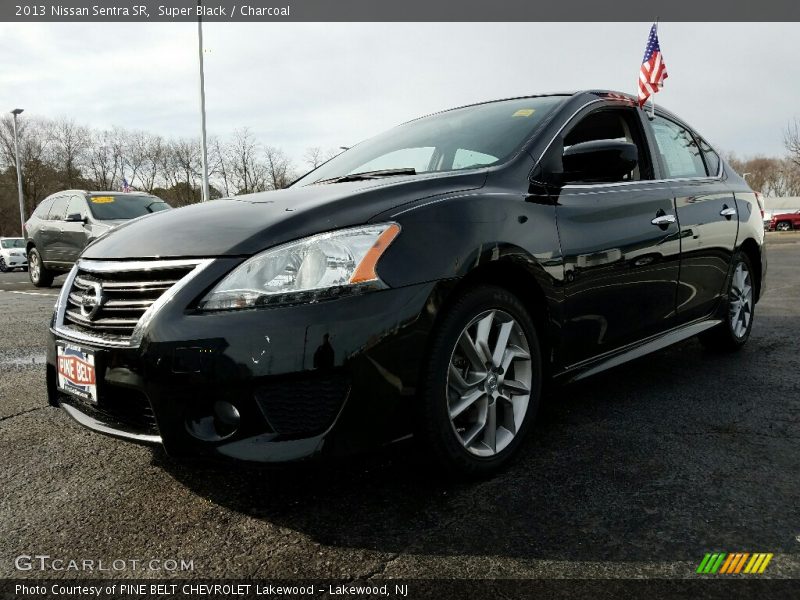 Super Black / Charcoal 2013 Nissan Sentra SR