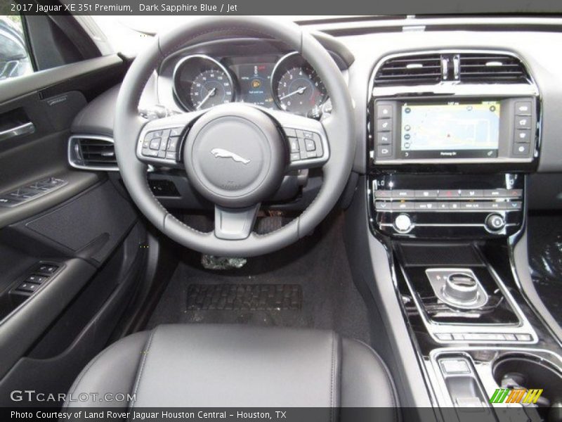 Dark Sapphire Blue / Jet 2017 Jaguar XE 35t Premium