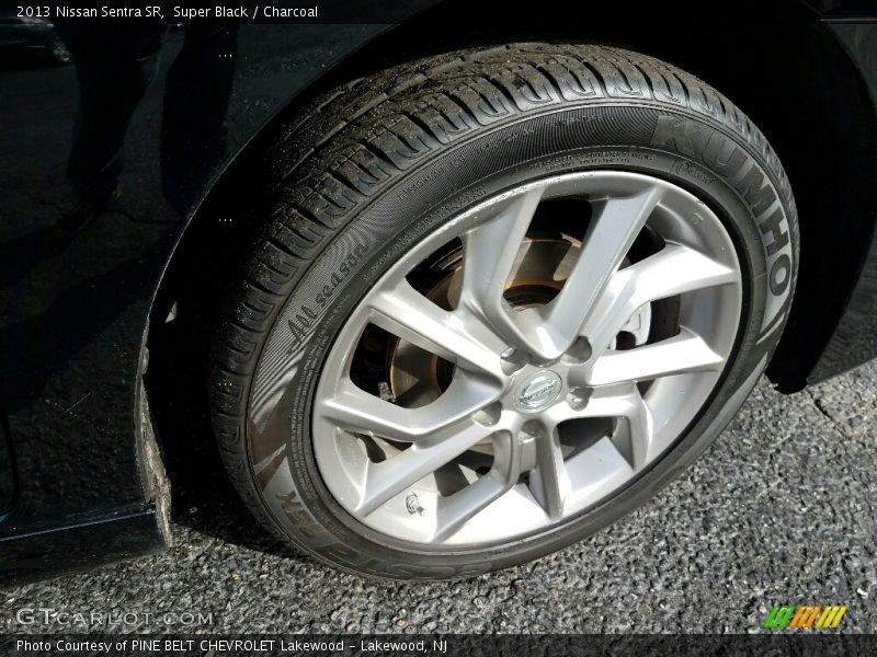 Super Black / Charcoal 2013 Nissan Sentra SR