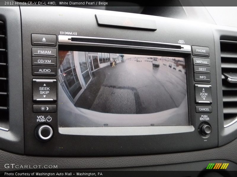 White Diamond Pearl / Beige 2012 Honda CR-V EX-L 4WD