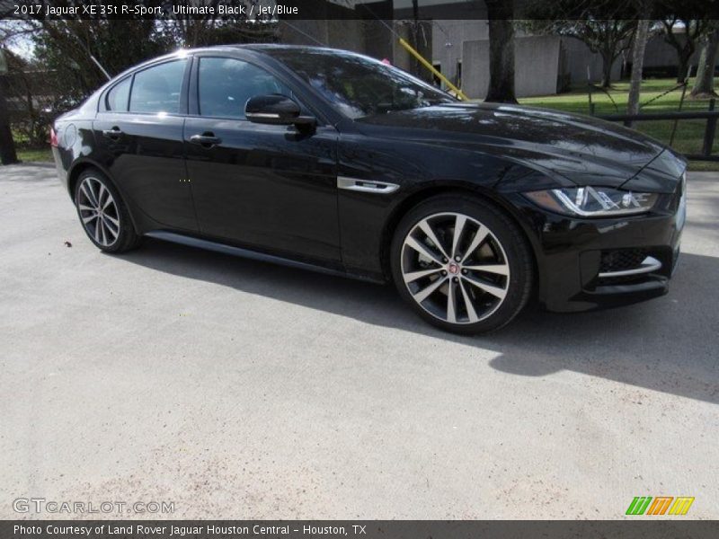 Ultimate Black / Jet/Blue 2017 Jaguar XE 35t R-Sport