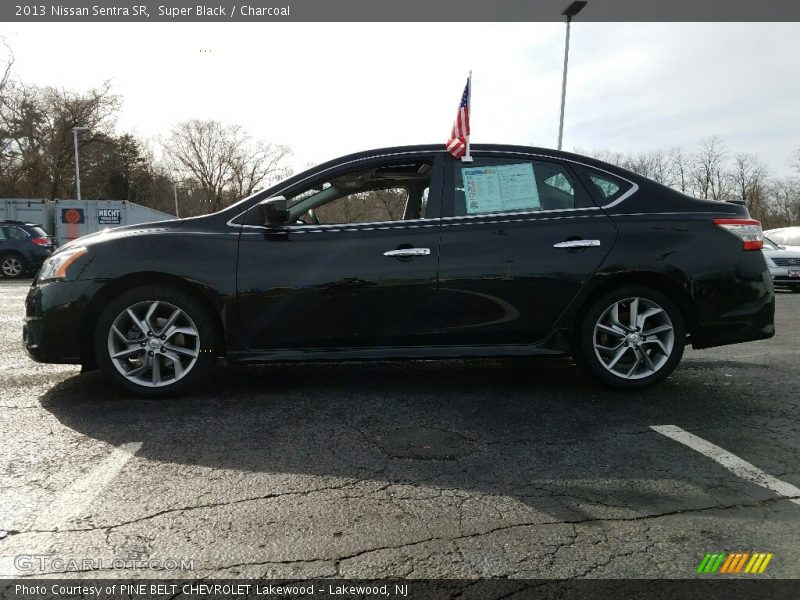 Super Black / Charcoal 2013 Nissan Sentra SR