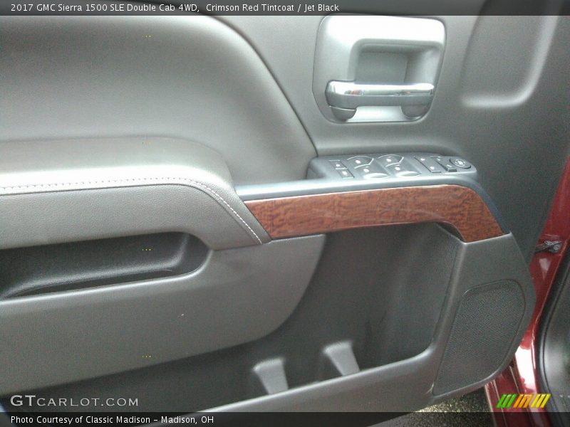 Crimson Red Tintcoat / Jet Black 2017 GMC Sierra 1500 SLE Double Cab 4WD