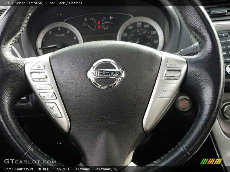 Super Black / Charcoal 2013 Nissan Sentra SR