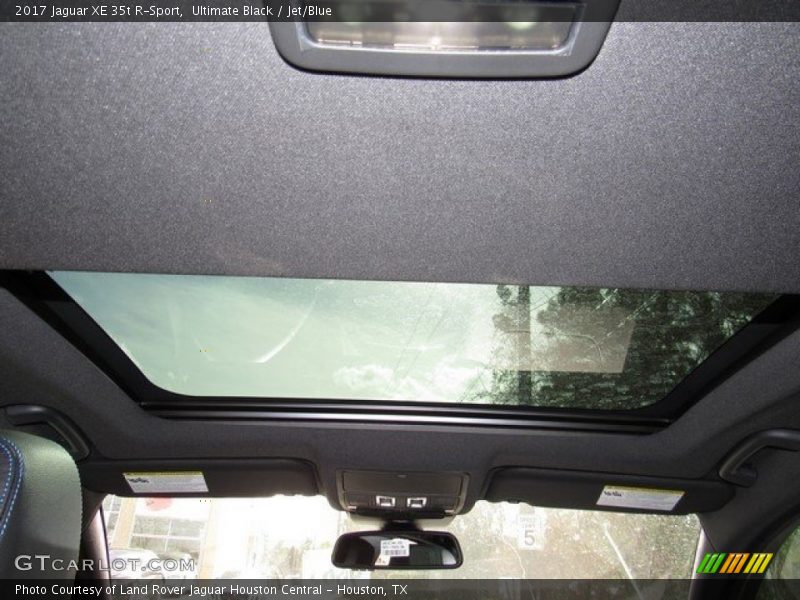 Ultimate Black / Jet/Blue 2017 Jaguar XE 35t R-Sport