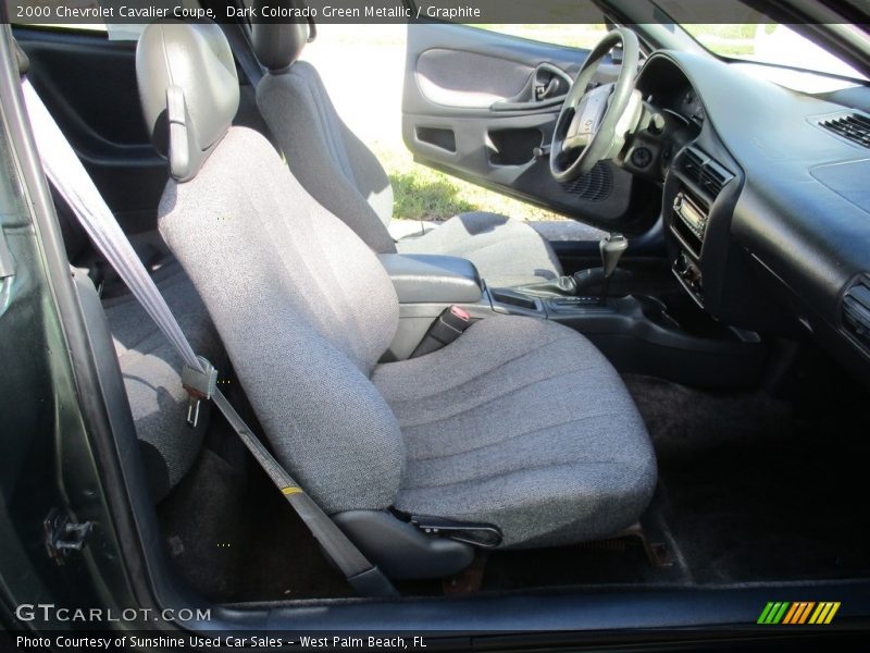 Dark Colorado Green Metallic / Graphite 2000 Chevrolet Cavalier Coupe