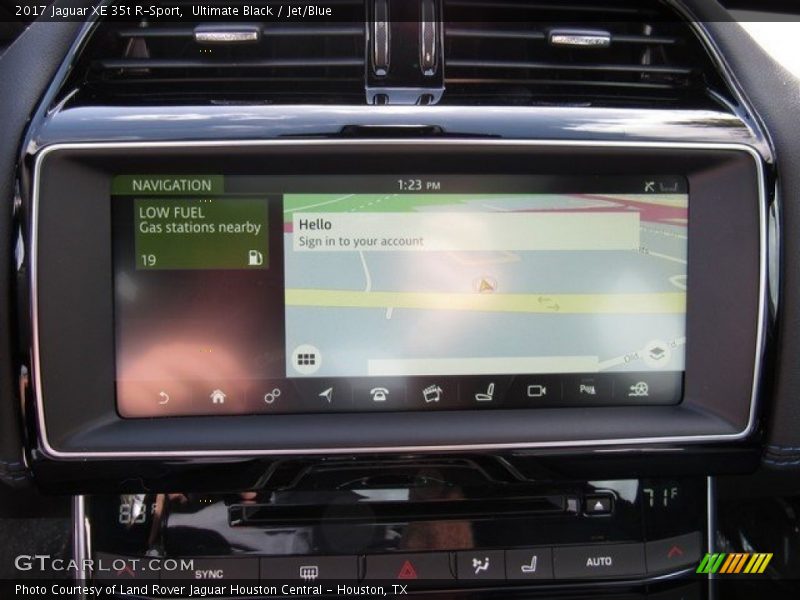 Ultimate Black / Jet/Blue 2017 Jaguar XE 35t R-Sport
