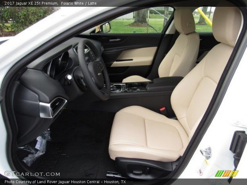 Polaris White / Latte 2017 Jaguar XE 25t Premium