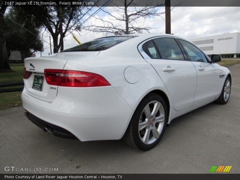 Polaris White / Latte 2017 Jaguar XE 25t Premium