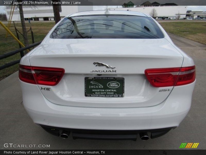 Polaris White / Latte 2017 Jaguar XE 25t Premium