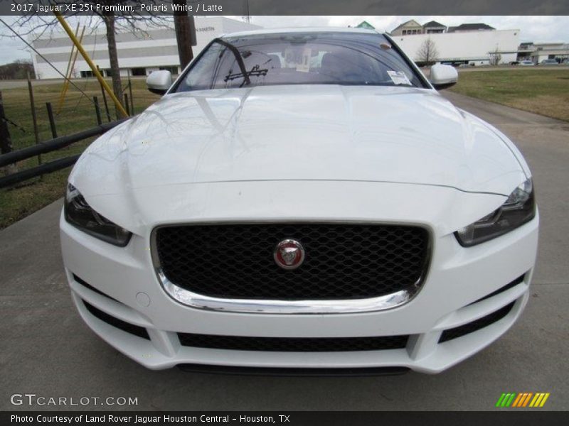 Polaris White / Latte 2017 Jaguar XE 25t Premium