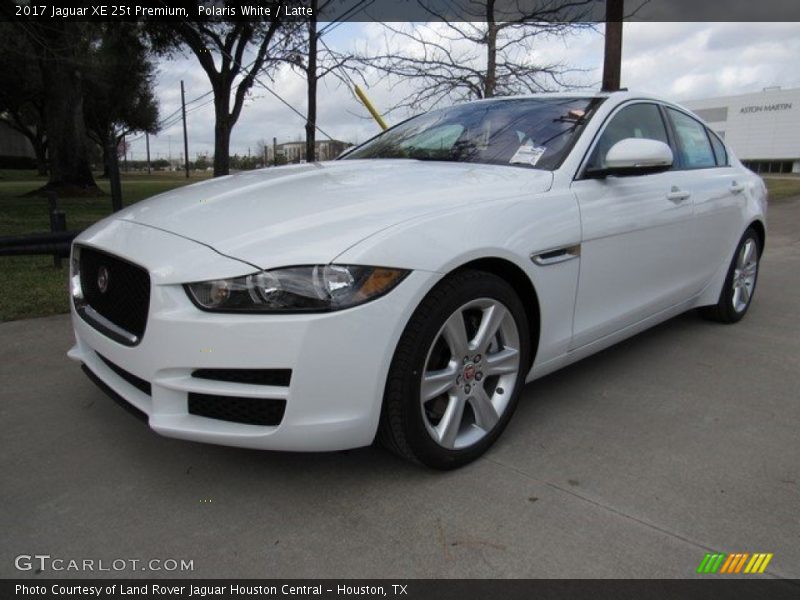 Polaris White / Latte 2017 Jaguar XE 25t Premium