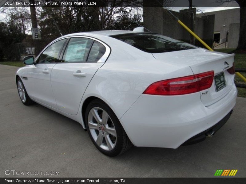 Polaris White / Latte 2017 Jaguar XE 25t Premium