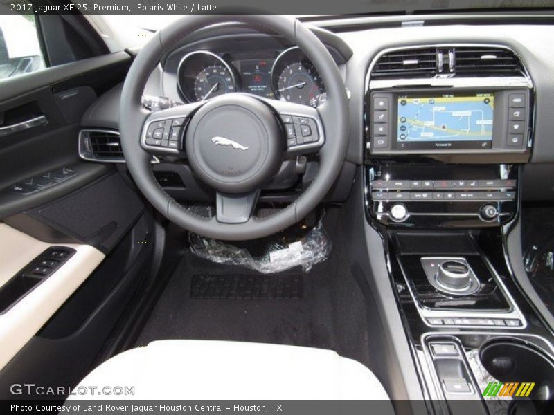 Polaris White / Latte 2017 Jaguar XE 25t Premium