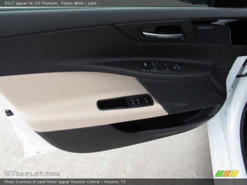 Polaris White / Latte 2017 Jaguar XE 25t Premium