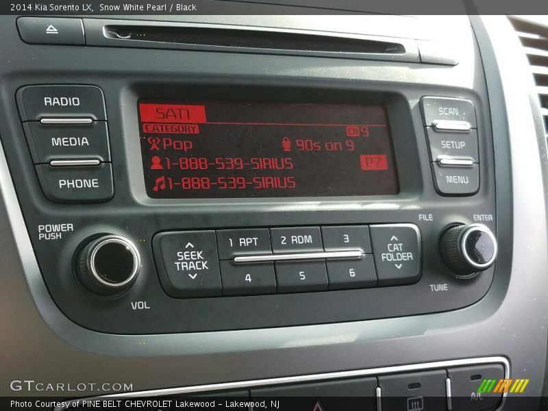 Snow White Pearl / Black 2014 Kia Sorento LX