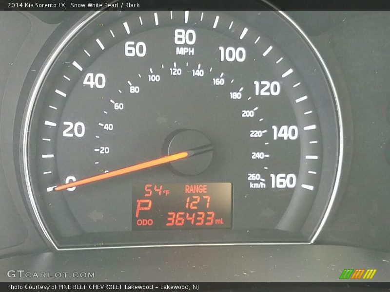 Snow White Pearl / Black 2014 Kia Sorento LX