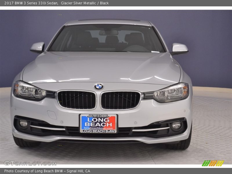 Glacier Silver Metallic / Black 2017 BMW 3 Series 330i Sedan