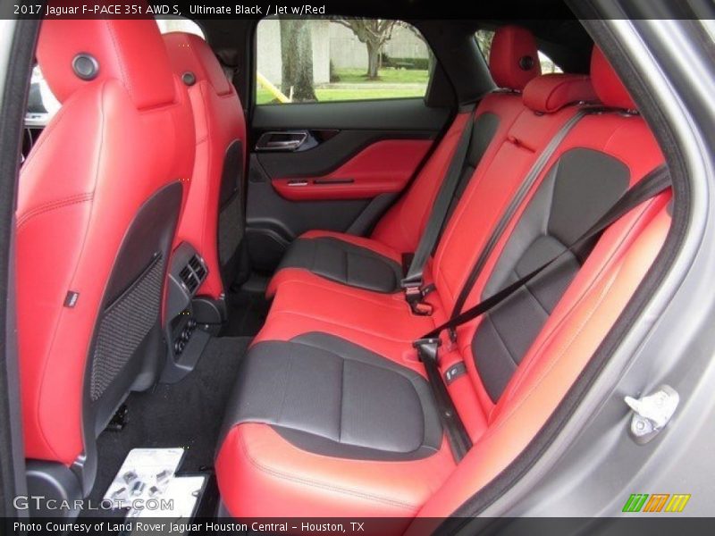 Rear Seat of 2017 F-PACE 35t AWD S