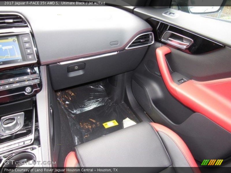 Ultimate Black / Jet w/Red 2017 Jaguar F-PACE 35t AWD S