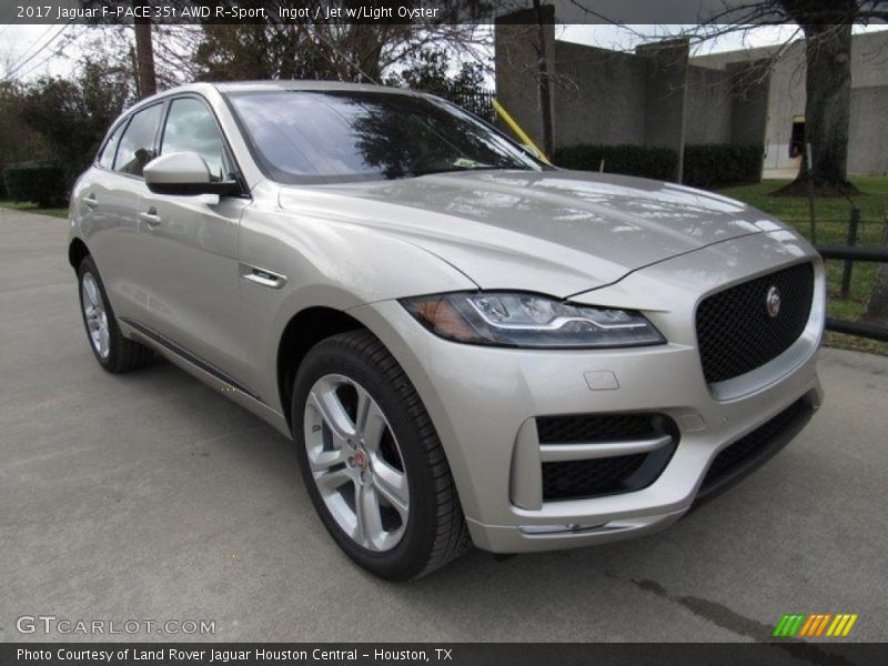 Ingot / Jet w/Light Oyster 2017 Jaguar F-PACE 35t AWD R-Sport