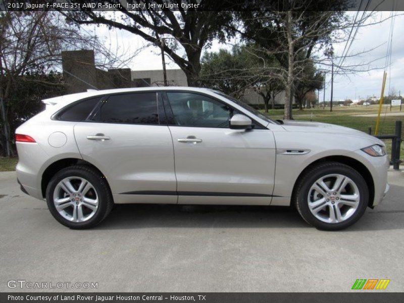 Ingot / Jet w/Light Oyster 2017 Jaguar F-PACE 35t AWD R-Sport