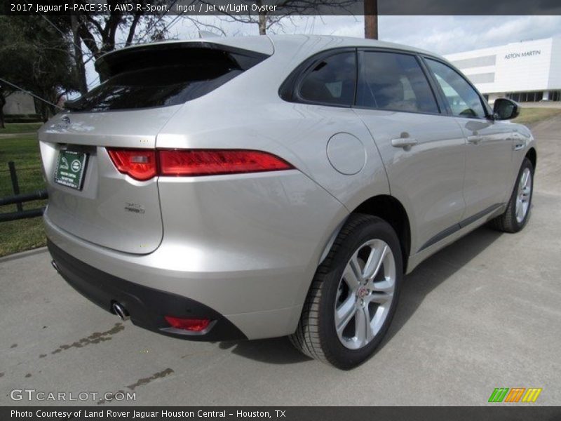 Ingot / Jet w/Light Oyster 2017 Jaguar F-PACE 35t AWD R-Sport