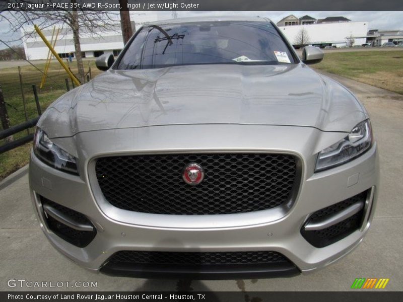 Ingot / Jet w/Light Oyster 2017 Jaguar F-PACE 35t AWD R-Sport