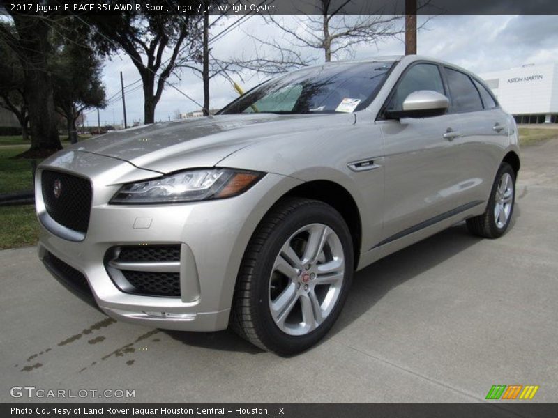 Ingot / Jet w/Light Oyster 2017 Jaguar F-PACE 35t AWD R-Sport
