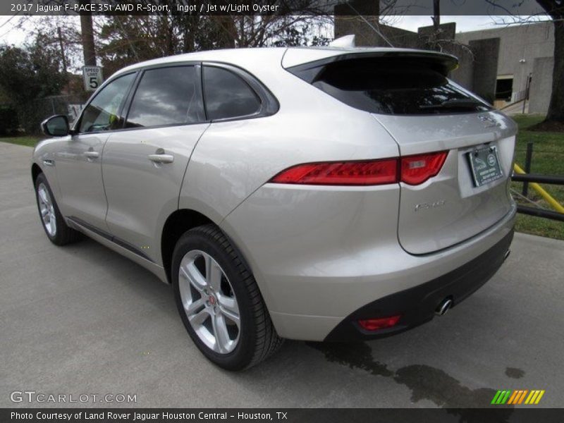 Ingot / Jet w/Light Oyster 2017 Jaguar F-PACE 35t AWD R-Sport