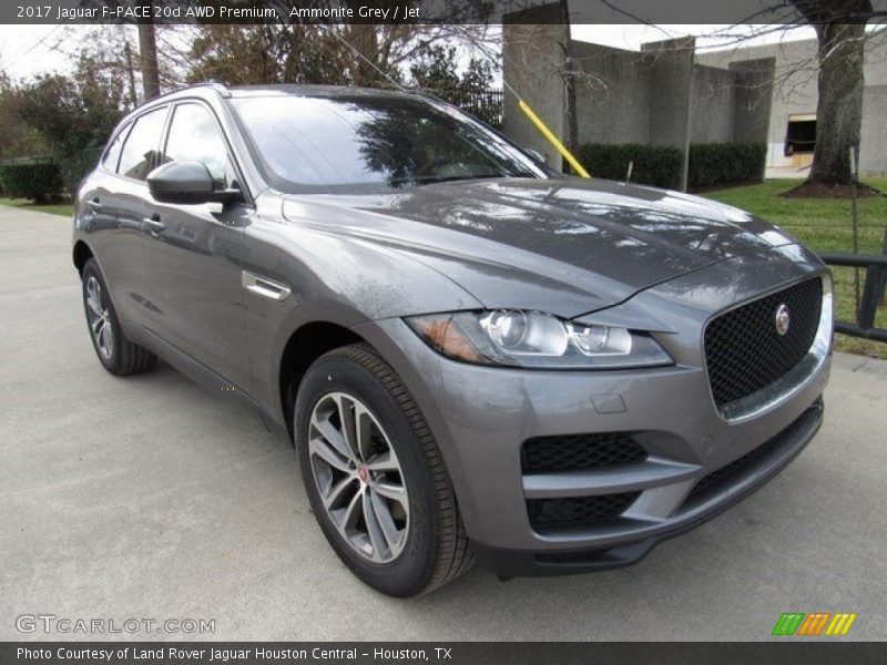 Ammonite Grey / Jet 2017 Jaguar F-PACE 20d AWD Premium