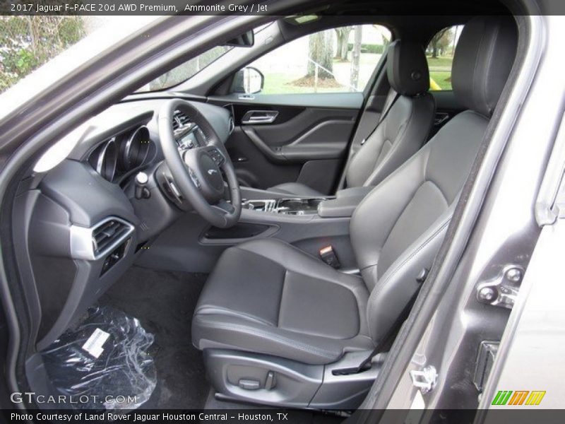 Ammonite Grey / Jet 2017 Jaguar F-PACE 20d AWD Premium