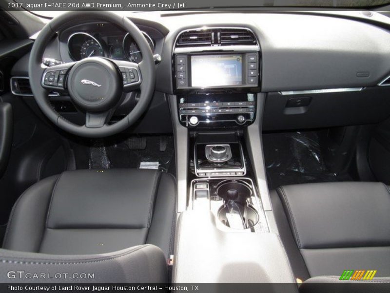 Ammonite Grey / Jet 2017 Jaguar F-PACE 20d AWD Premium