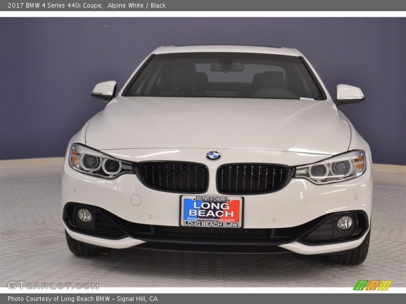 Alpine White / Black 2017 BMW 4 Series 440i Coupe