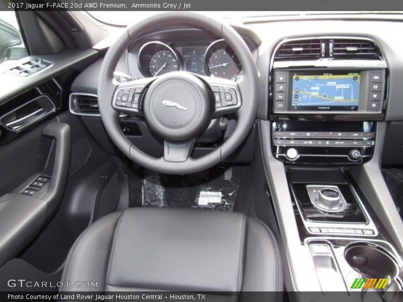 Ammonite Grey / Jet 2017 Jaguar F-PACE 20d AWD Premium