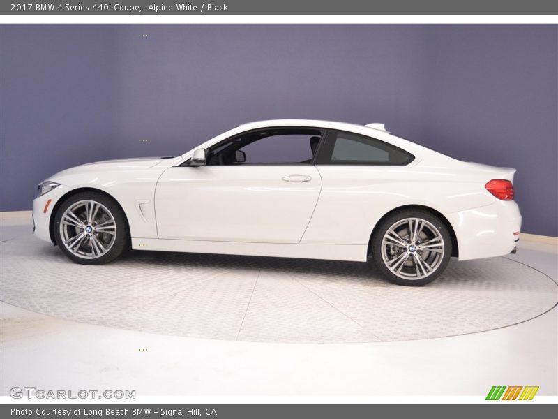 Alpine White / Black 2017 BMW 4 Series 440i Coupe