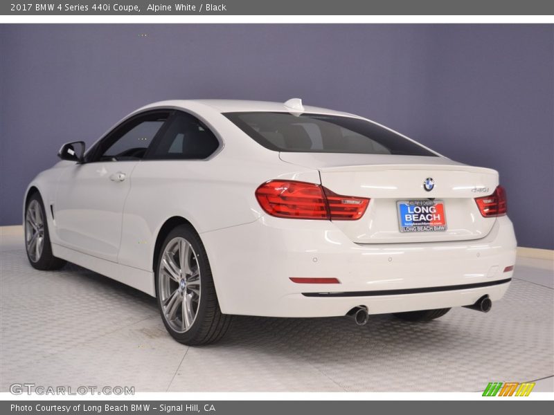 Alpine White / Black 2017 BMW 4 Series 440i Coupe