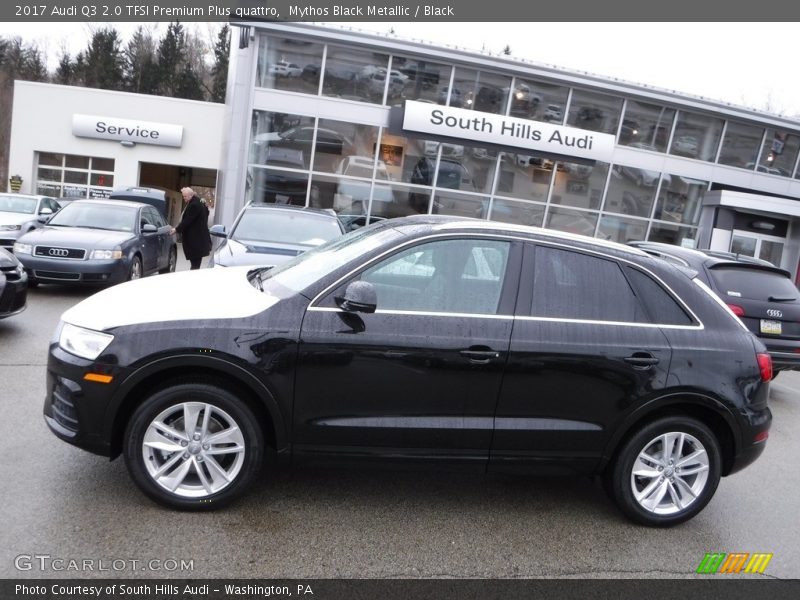 Mythos Black Metallic / Black 2017 Audi Q3 2.0 TFSI Premium Plus quattro