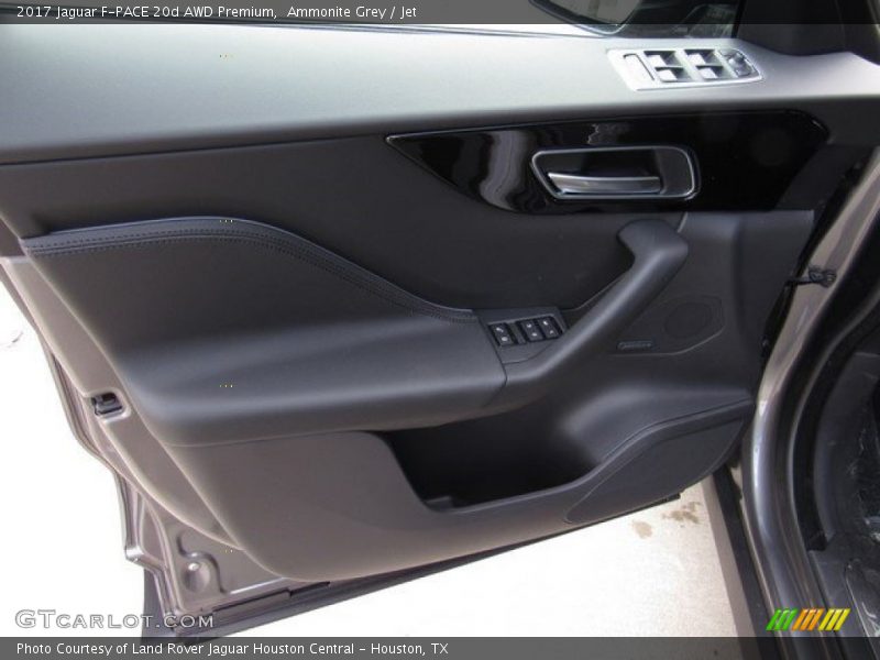 Ammonite Grey / Jet 2017 Jaguar F-PACE 20d AWD Premium