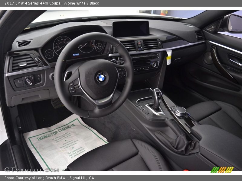  2017 4 Series 440i Coupe Black Interior