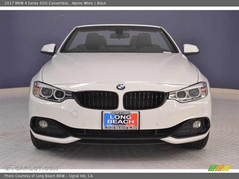 Alpine White / Black 2017 BMW 4 Series 430i Convertible