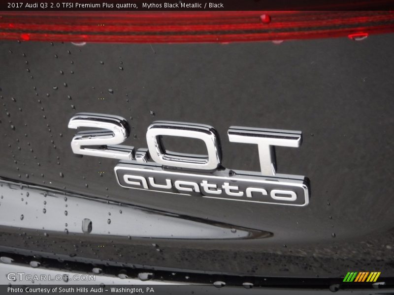 Mythos Black Metallic / Black 2017 Audi Q3 2.0 TFSI Premium Plus quattro