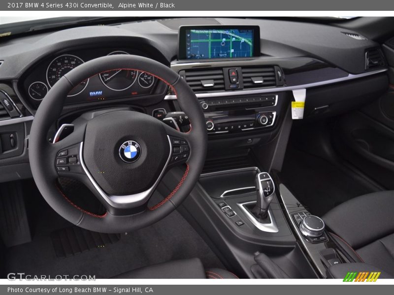 Alpine White / Black 2017 BMW 4 Series 430i Convertible