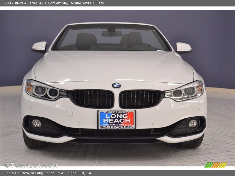 Alpine White / Black 2017 BMW 4 Series 430i Convertible