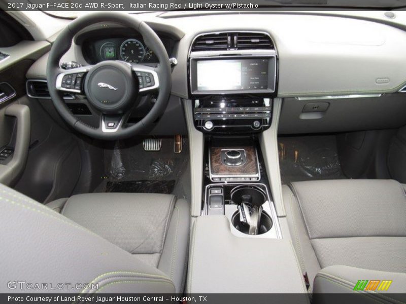 Italian Racing Red / Light Oyster w/Pistachio 2017 Jaguar F-PACE 20d AWD R-Sport