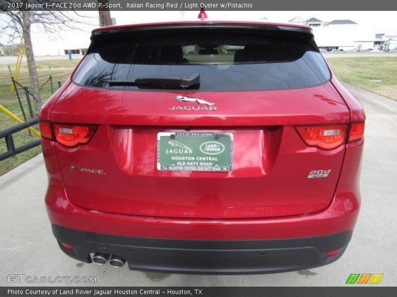 Italian Racing Red / Light Oyster w/Pistachio 2017 Jaguar F-PACE 20d AWD R-Sport
