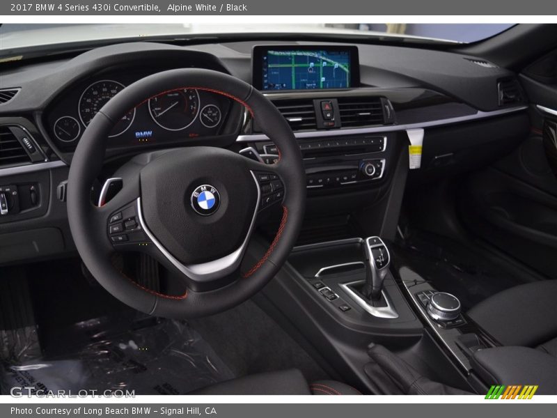 Alpine White / Black 2017 BMW 4 Series 430i Convertible