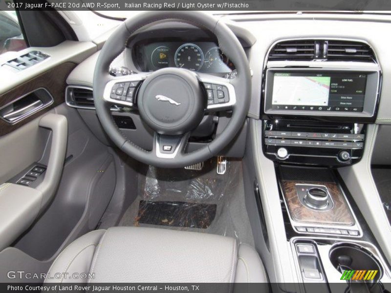 Italian Racing Red / Light Oyster w/Pistachio 2017 Jaguar F-PACE 20d AWD R-Sport