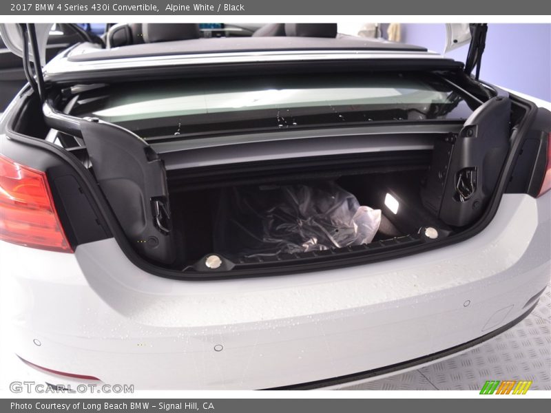 Alpine White / Black 2017 BMW 4 Series 430i Convertible