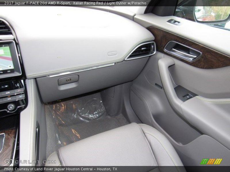Italian Racing Red / Light Oyster w/Pistachio 2017 Jaguar F-PACE 20d AWD R-Sport